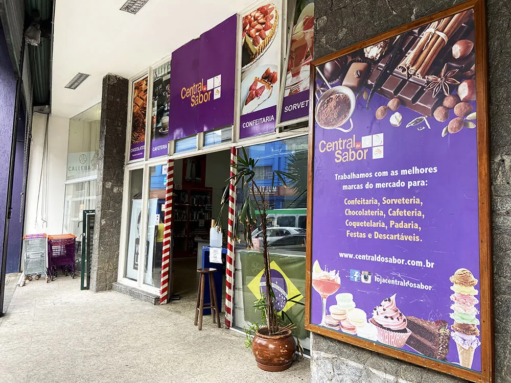 Fachada da loja Central do Sabor